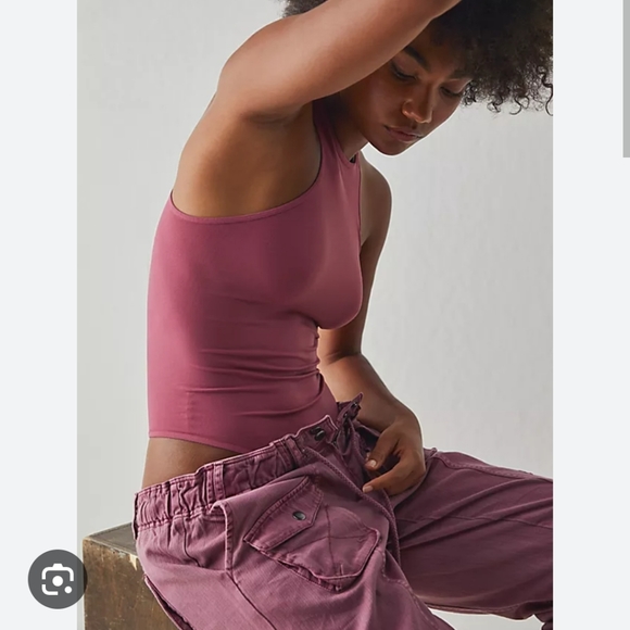 Free People Tops - Intimately FP Down to Earth Bodysuit NWT PPMotif (rose pink color) thong bottom